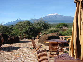 Elerai Camp: Die Terrasse Elerai Camp: Die Terrasse