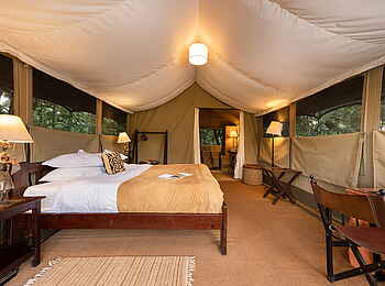 Governor´s Camp: Luxury Tent Bett