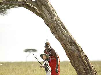Kichwa Tembo Tented Camp: Bogenschießen Kichwa Tembo Tented Camp: Bogenschießen