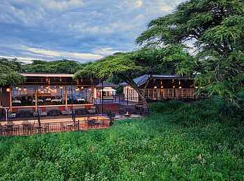 Ngorongoro Lions Paw Camp: Blick auf die Anlage