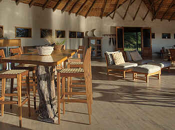 Nxai Pan Camp: Zentraler Bereich