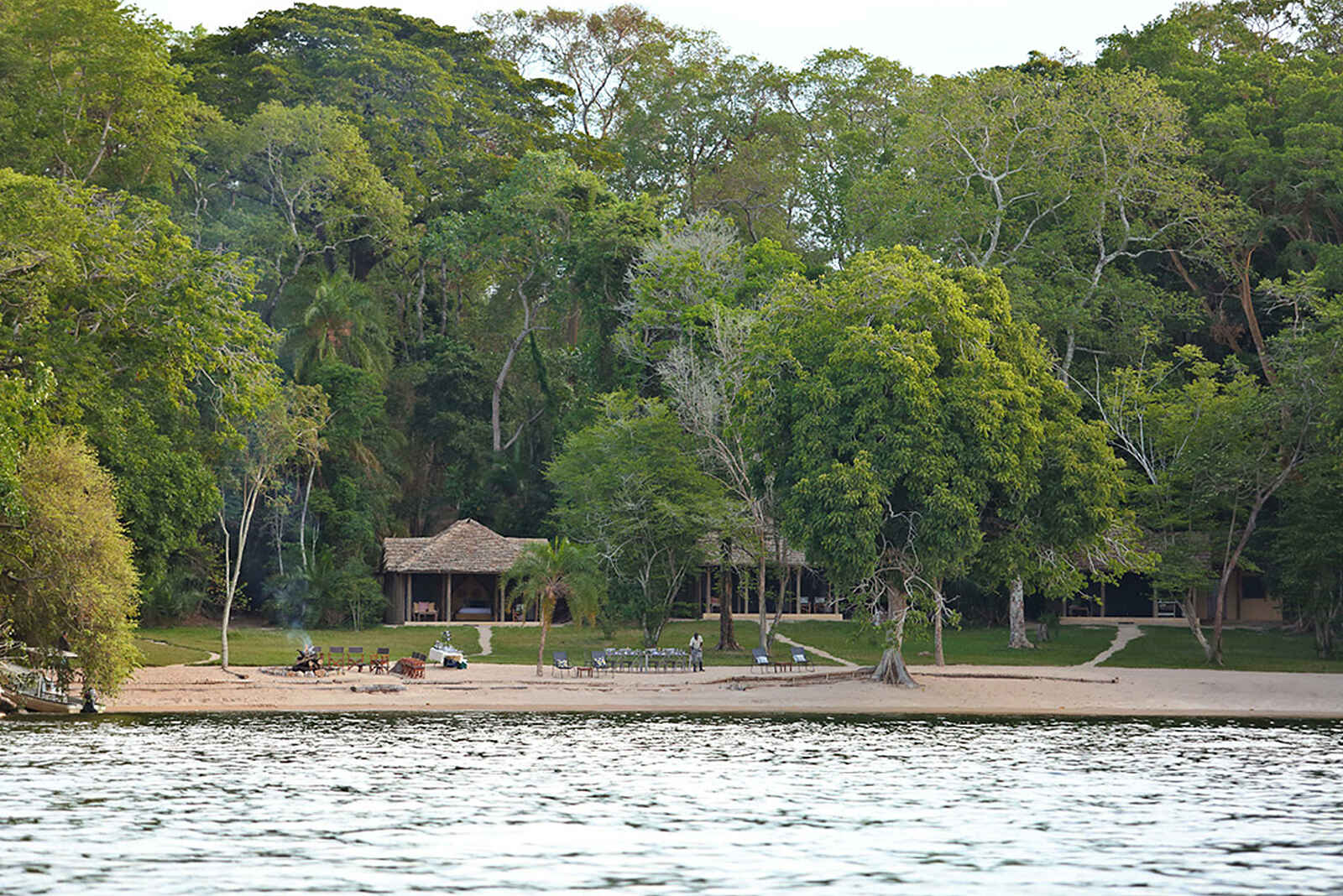 Rubondo Island Camp: Blick auf das Camp Rubondo Island Camp: Blick auf das Camp
