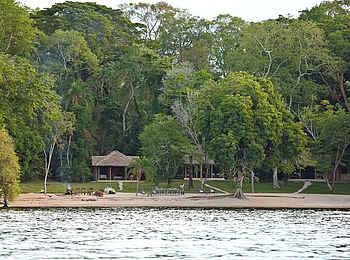 Rubondo Island Camp: Blick auf das Camp Rubondo Island Camp: Blick auf das Camp