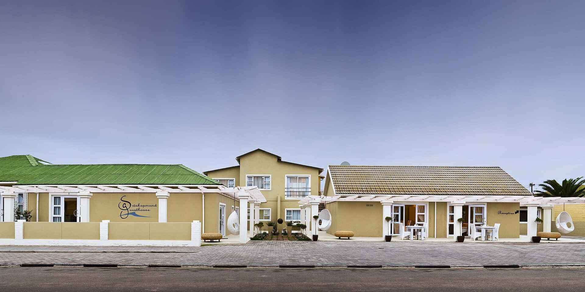 Swakopmund Guesthouse: Blick zum Innenhof