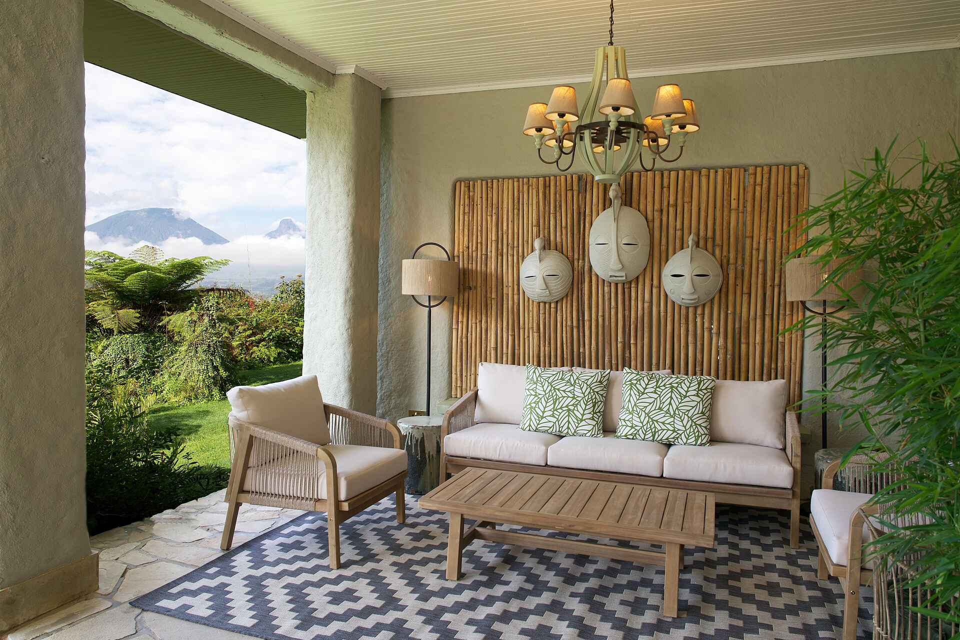 Wilderness Sabyinyo: Die Terrasse