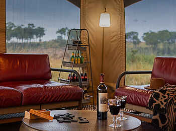 Angama Safari Camp: Abends Angama Safari Camp: Abends