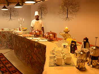 Camelthorn Lodge: Frühstücksbuffet Camelthorn Lodge: Frühstücksbuffet