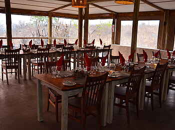 Chobe Elephant Camp: Speisesaal Chobe Elephant Camp: Speisesaal
