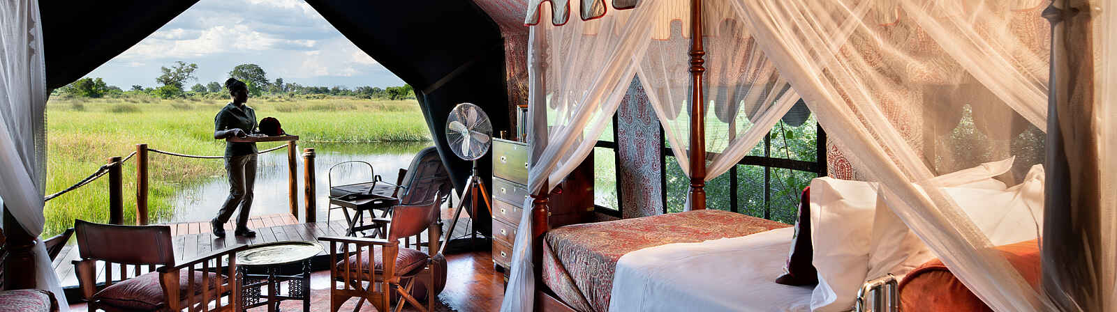 Duke's Camp: eine der Zeltsuiten Duke's Camp: eine der Zeltsuiten