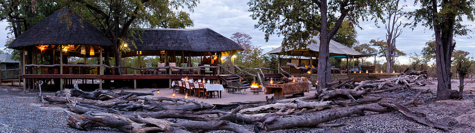 Elephant Pan Camp: Campansicht Elephant Pan Camp: Campansicht