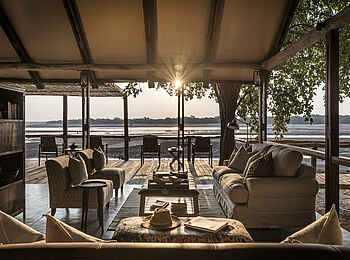 Kulandila Camp: Der Zentralbereich Kulandila Camp: Der Zentralbereich