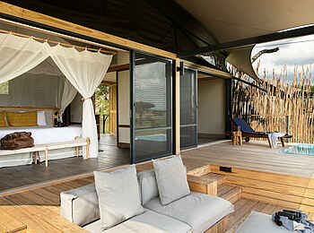 Lemala Nanyukie Lodge: Veranda mit Lounge Lemala Nanyukie Lodge: Veranda mit Lounge