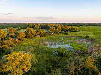 Little Sable Camp: Anlage aus der Luft Little Sable Camp: Anlage aus der Luft