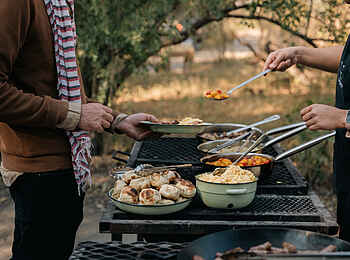 Simbambili Game Lodge: Busch Frühstück