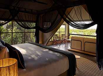 Xugana Island Lodge: Double Room Bett