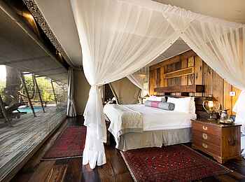 Zarafa Camp: Luxuriöses Gästezelt Zarafa Camp: Luxuriöses Gästezelt