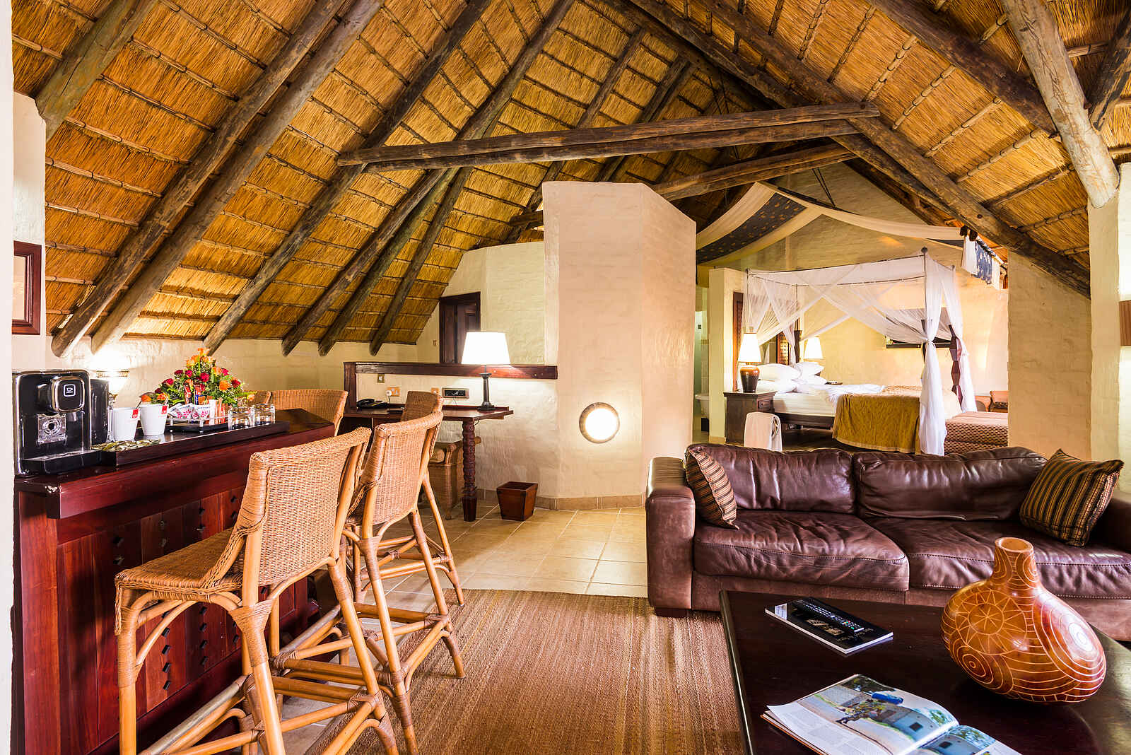 David Livingstone Safari Lodge: Interieur eines Zimmers David Livingstone Safari Lodge: Interieur eines Zimmers