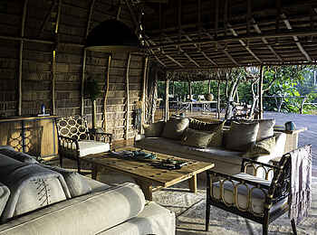 Lango Camp: Die geräumige Lounge Lango Camp: Die geräumige Lounge