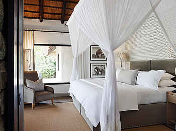 Londolozi Private Granite Suites: Schlafbereich der Suite