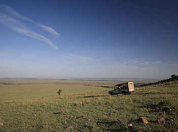 Naibor Camp: Blick über die Landschaft Naibor Camp: Blick über die Landschaft