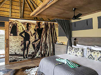 Serra Cafema: Blick in das Gästezelt