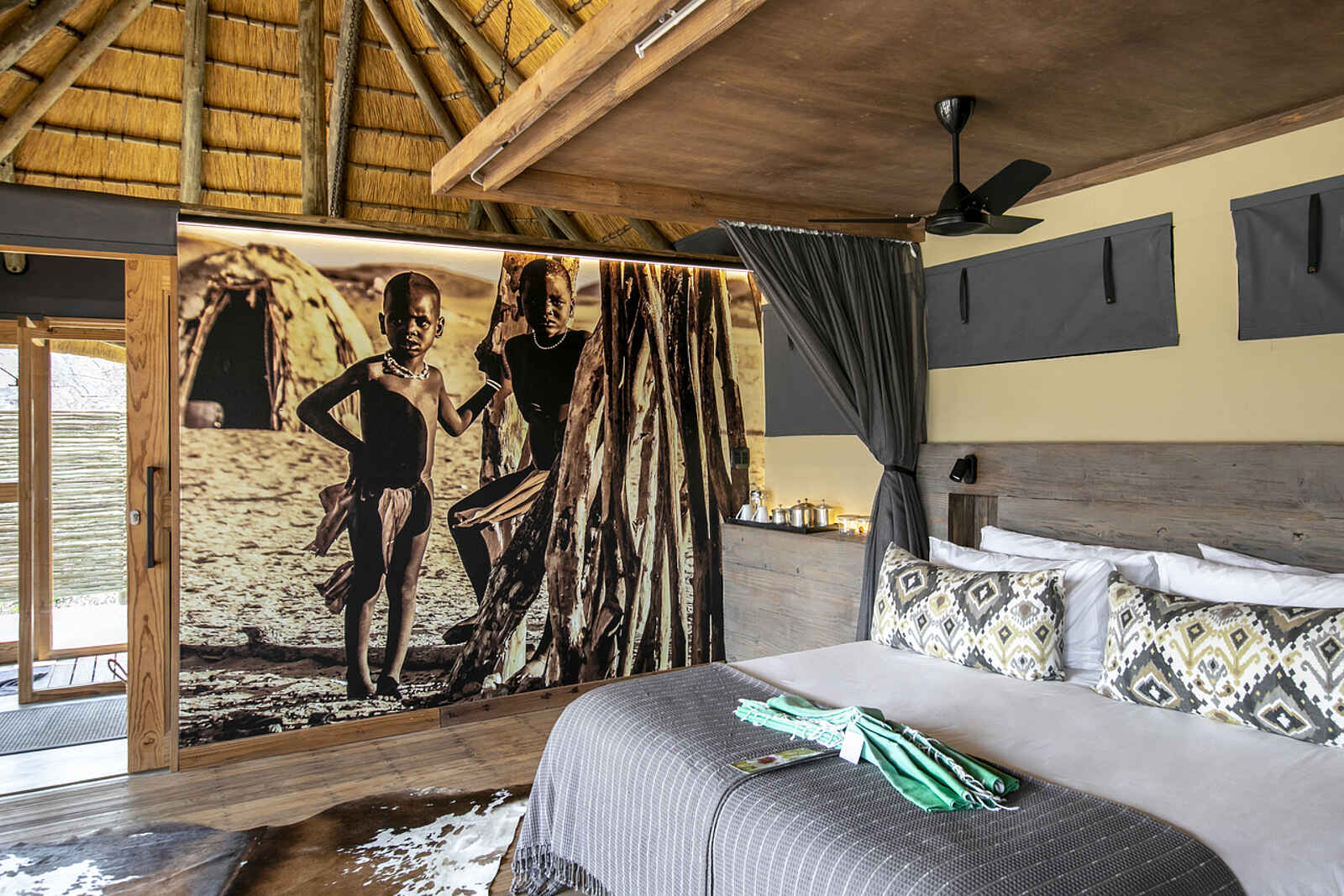 Serra Cafema: Blick in das Gästezelt Serra Cafema: Blick in das Gästezelt