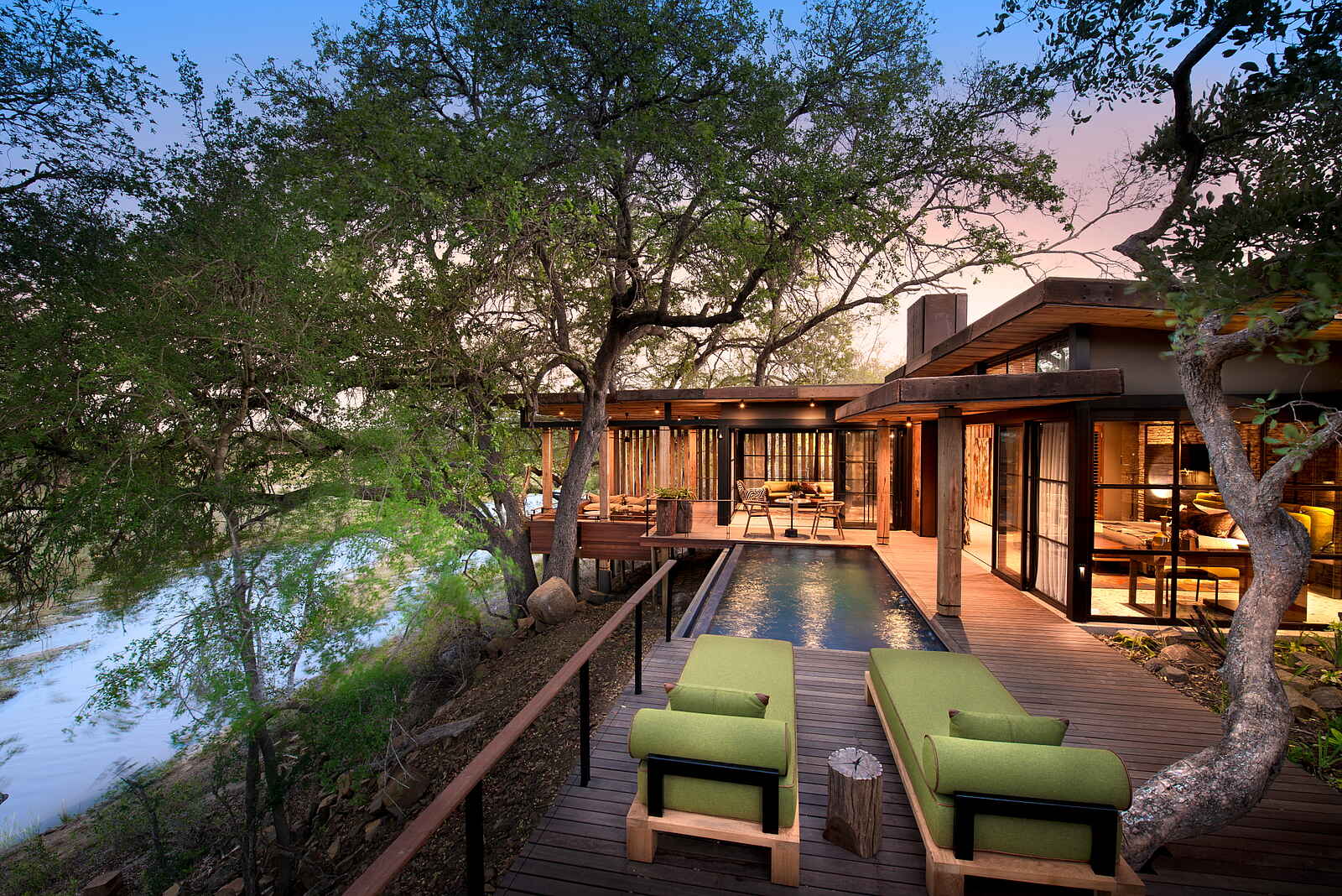 andBeyond Tengile River Lodge: Privater Plunge Pool andBeyond Tengile River Lodge: Privater Plunge Pool