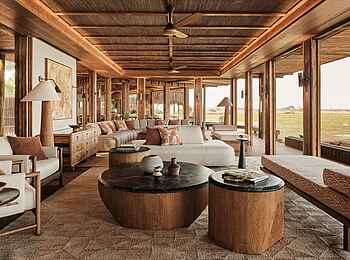 Baines Lodge: Die Lounge auf der Terrasse Baines Lodge: Die Lounge auf der Terrasse