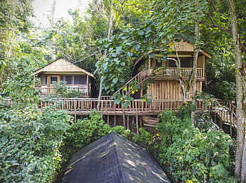 Buhoma Lodge: Zwei Chalets im Regenwald