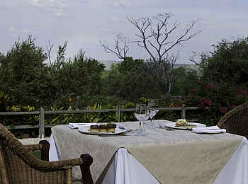 Ilala Lodge: Terrasse