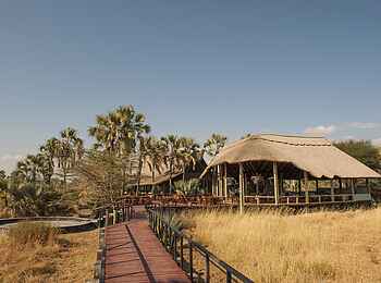 Maramboi Tented Camp: Zugang zu den Hauptgebäuden Maramboi Tented Camp: Zugang zu den Hauptgebäuden