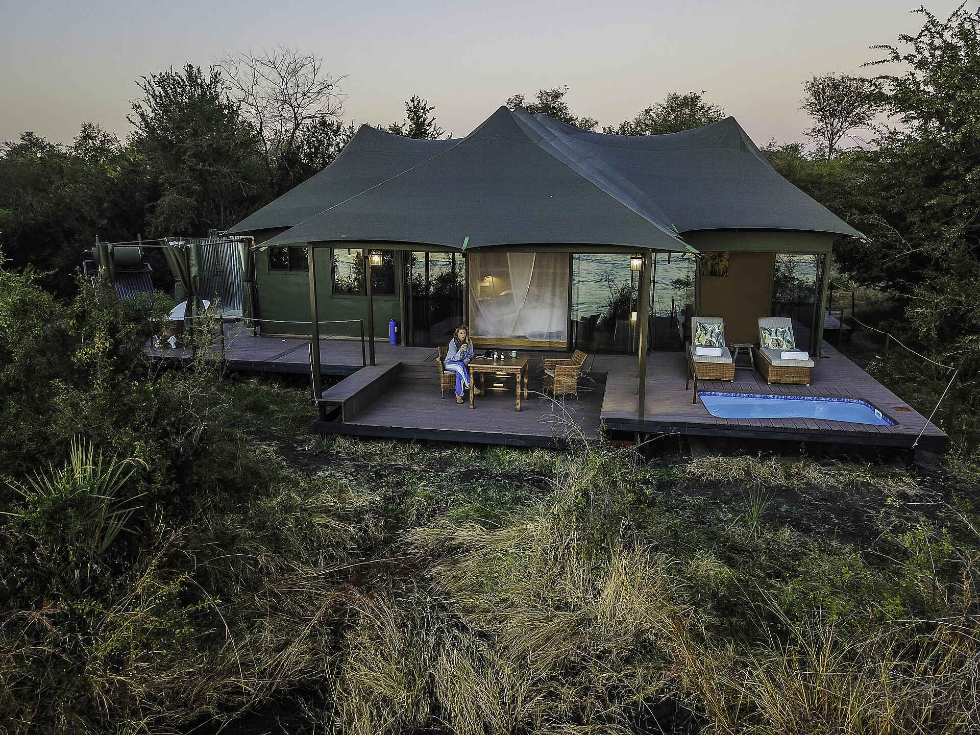 Old Drift Lodge: Eine Luxury Familien Suite