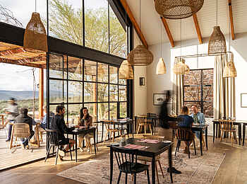 Simbavati Cederberg Ridge Lodge: Das Restaurant Simbavati Cederberg Ridge Lodge: Das Restaurant