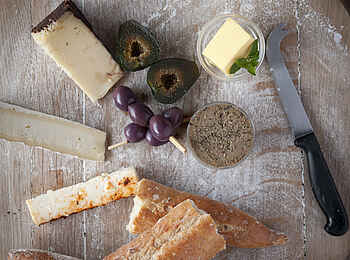 L'Avenir Country Lodge: Käseplatte L'Avenir Country Lodge: Käseplatte