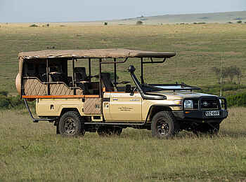 Naibor Camp: Game Drive Vehicle Naibor Camp: Game Drive Vehicle