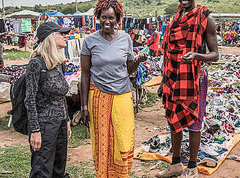 Basecamp Mara Houses: Besuch eines Marktes Basecamp Mara Houses: Besuch eines Marktes