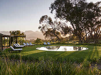 Boschendal Wine Estate: Am Pool