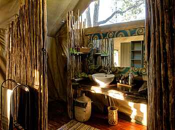 Elephant Pan Camp: Gästebad Elephant Pan Camp: Gästebad