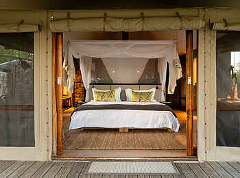 Onguma Tented Camp: Gästezelt mit Doppelbett
