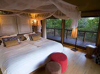 Pafuri Camp: Doppelbett