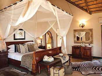 King's Camp: Schlafzimmer der Suite King's Camp: Schlafzimmer der Suite