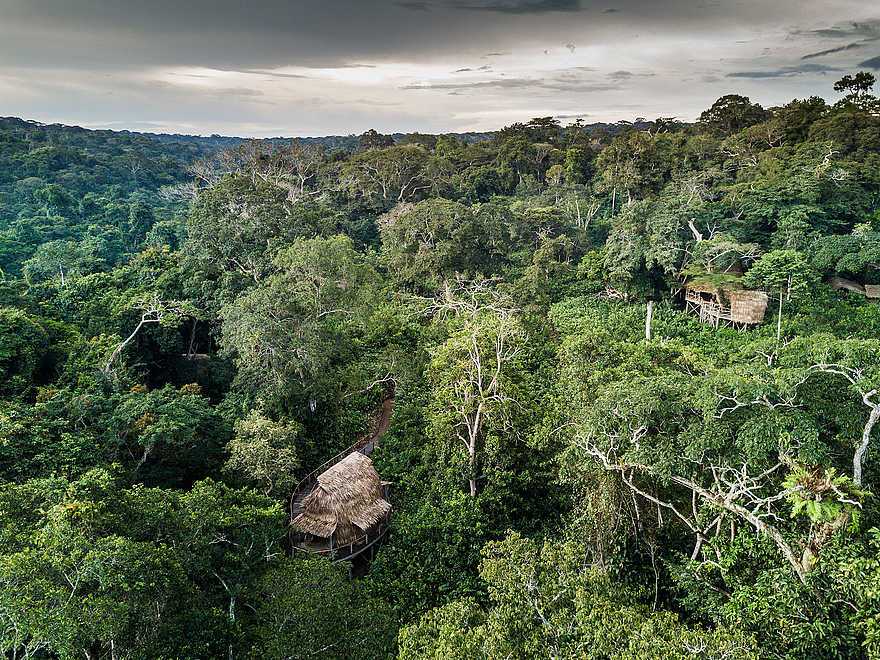 Ngaga Camp: Blick auf das Camp Ngaga Camp: Blick auf das Camp