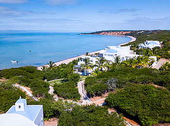 Santorini Mozambique: Blick auf die Kingfisher Bay