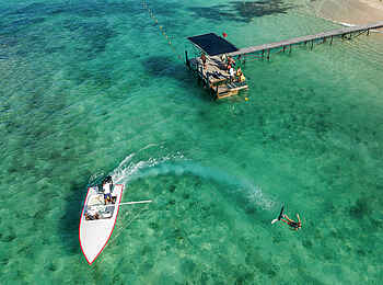 Constance Belle Mare Plage: Wasserski