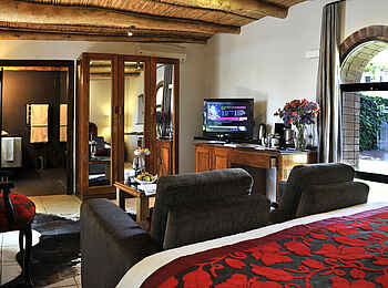 Grande Roche Hotel: Schlafbereich und en-suite Bad