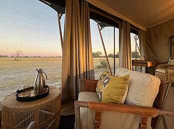 Karangoma Camp: Sitzecke Karangoma Camp: Sitzecke