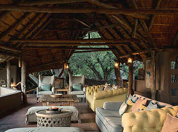 Mashatu Lodge: Loungebereich Mashatu Lodge: Loungebereich