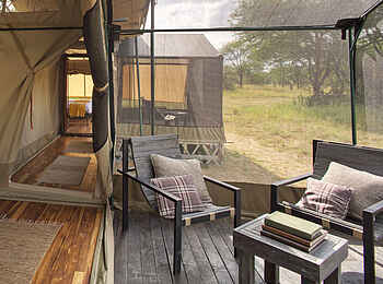 Olakira Migration Camp: Family Tent Zusätzlicher Raum