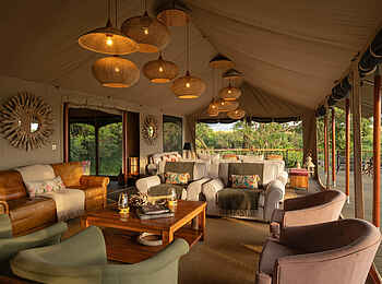 Rekero Camp: In der Lounge