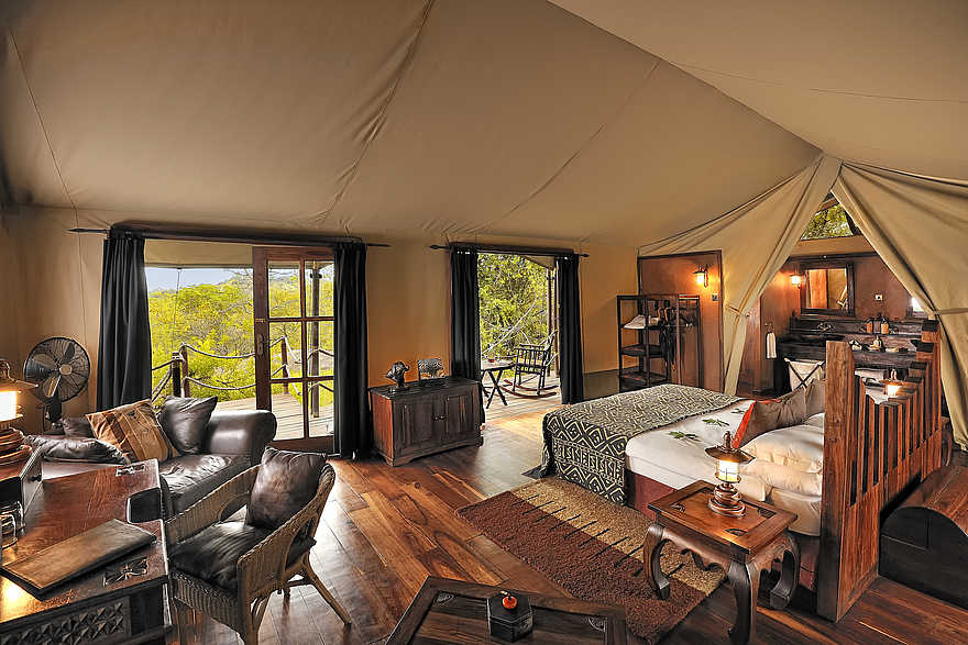 Serengeti Migration Camp: Zeltinterieur Serengeti Migration Camp: Zeltinterieur